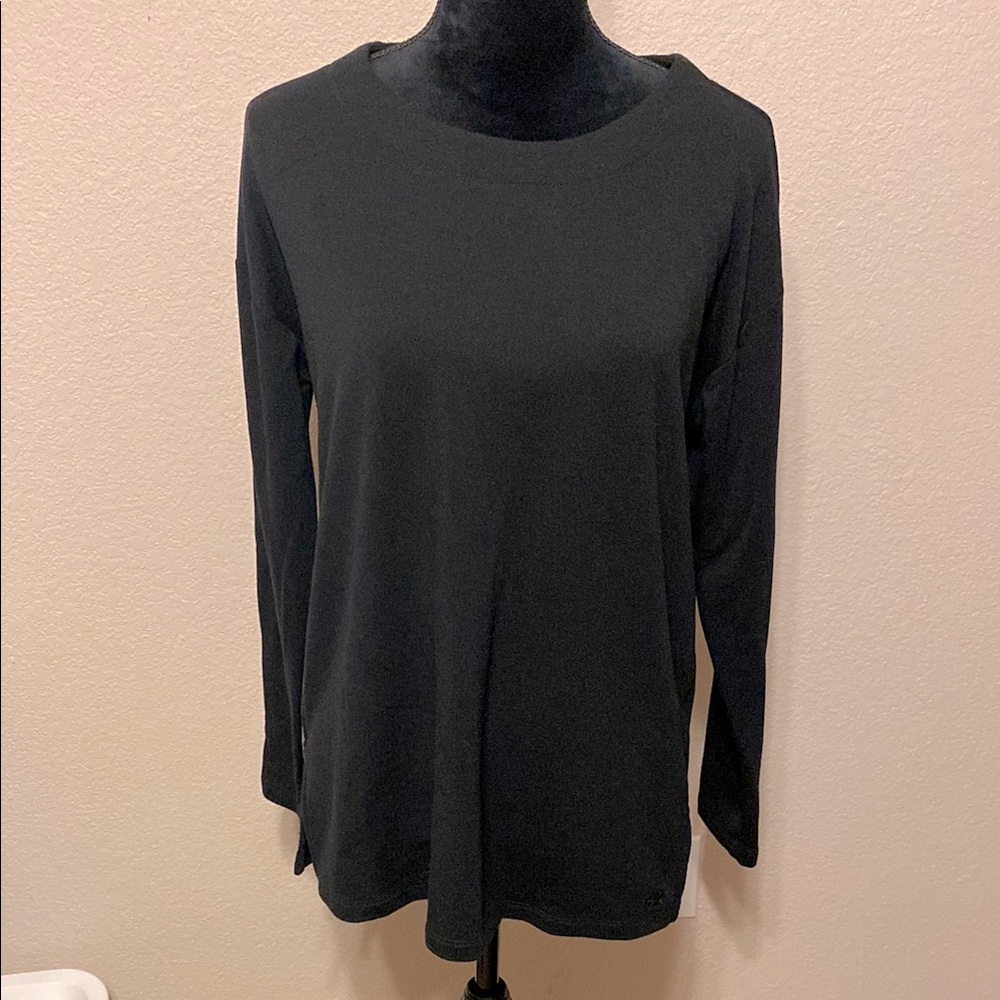 Banana Republic Classic Black Women's Long Sleeve Top